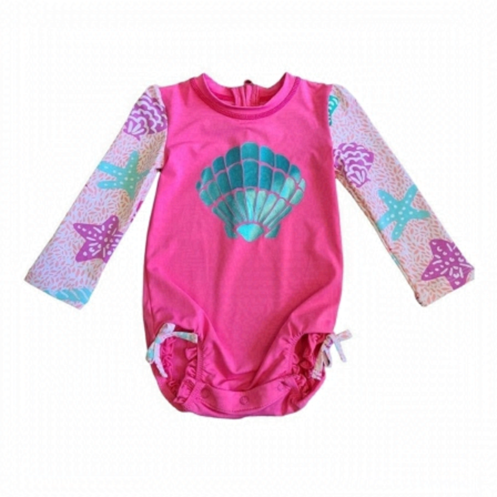 Hatley Rashguard surf style Swimsuit 6-9 Months